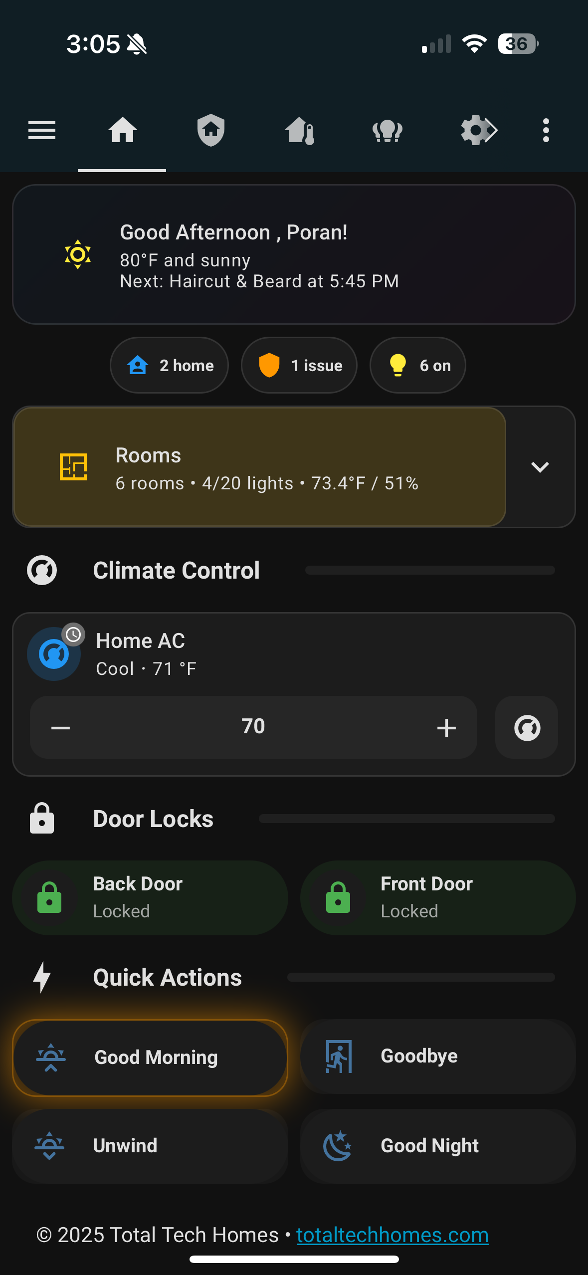 Smart Home Dashboard