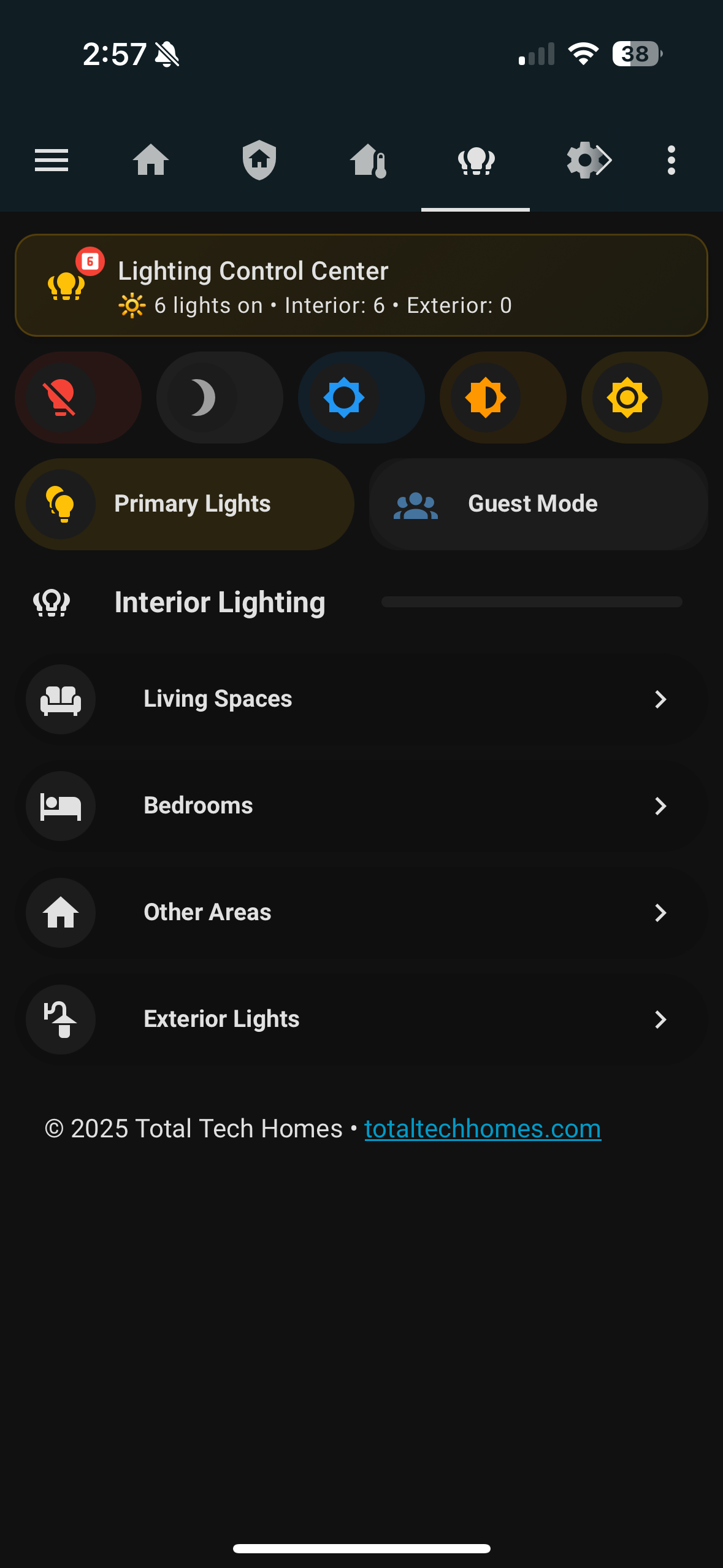 Lighting Control Center